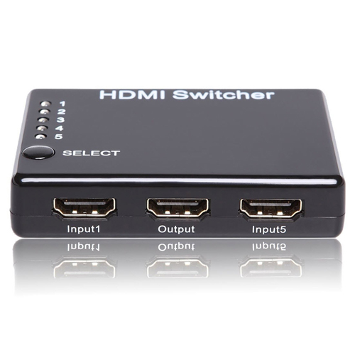 HDMI 5x1 5 Port Switch/Switcher with IR Remote Support 3D